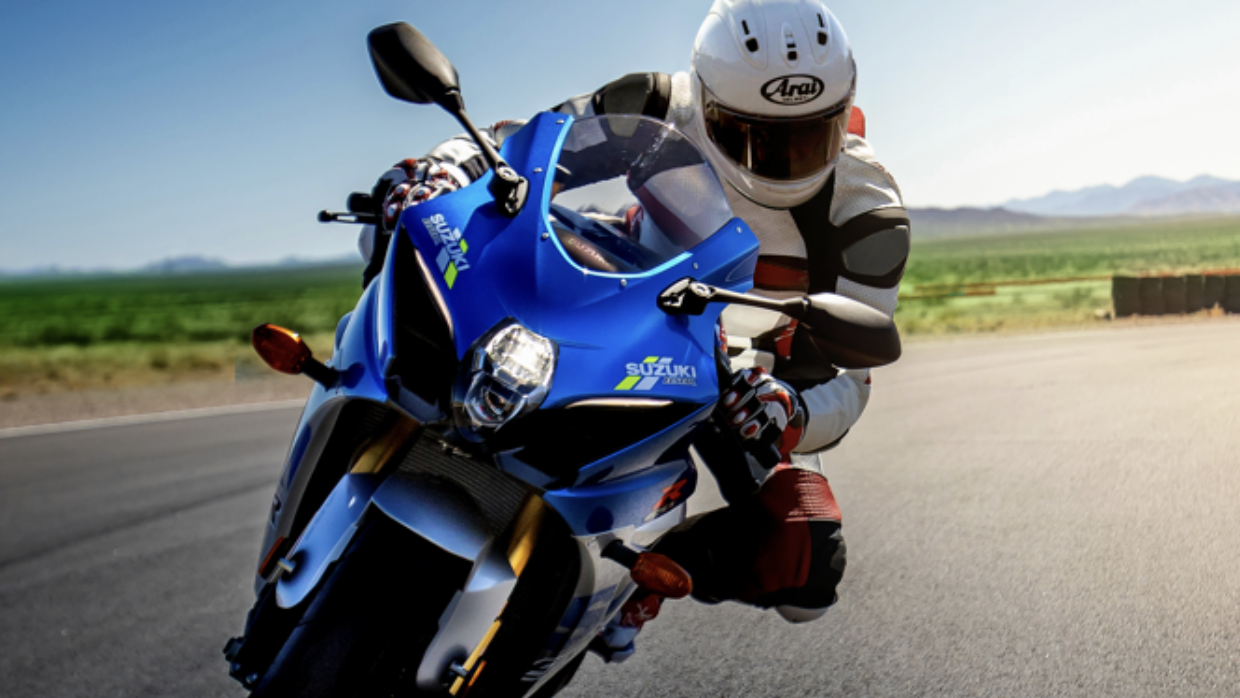 Arai RX-7V Evo on rider